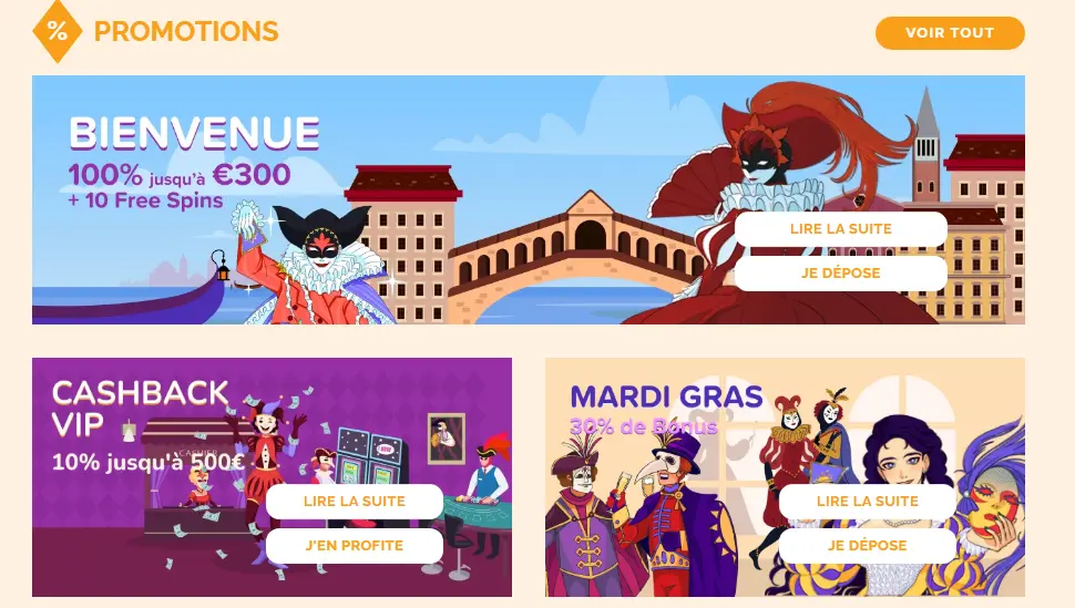 Bonus de dépôt – pourcentage ajouté sur le rechargement du compte joueur